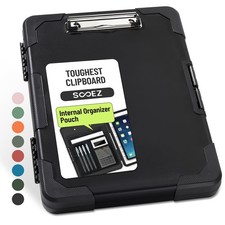 Toughest Clipboard with Storage, Internal Pen Pouch Included, Letter/ A4 Size...