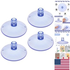 4 Transparent Suction Cups for Cat Window Perch - Secure Pet Hammock Holders