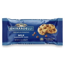 GHIRARDELLI Milk Chocolate Premium Baking Chips, 11.5 oz Bag Premium Sweet Milk