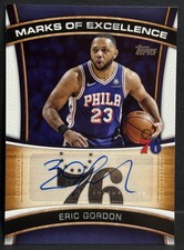 2025-26 Topps Basketball Philadelphia 76ers Eric Gordon Mark Of Excellence Auto