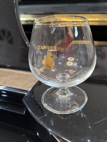 Courvoisier Le Cognac De Napoleon Snifter Glass Made in France Clear Barware - Picture 4 of 12
