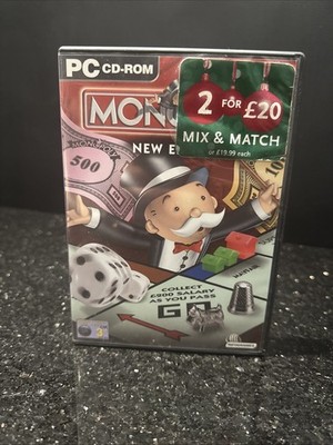 Monopoly: New Edition (2002) für PC CD-ROM, eine digitale Adaption des Klassikers