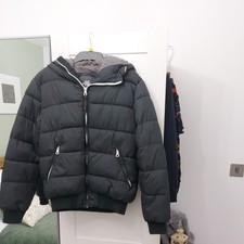 H & M Mens Puffer Jacket  With Hood Size S