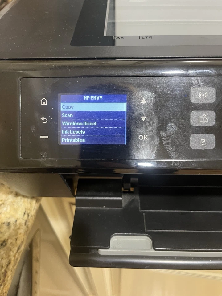 HP Officejet Inkjet Printer 4501 Copy Scan Print Fax Wi-Fi Tested Works No ink - Image 3 of 4