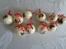 New I Love My Dog Pet Ball Christmas Tree Ornament U-Pick Bread Buy More & Save