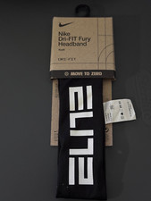 Nike DRI-FIT FURY ELITE YOUTH HEADBAND N1006988-010 ONE SIZE
