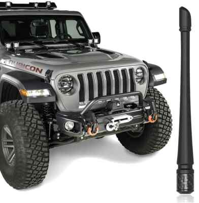 7'' inch For 2007-2023 Jeep Wrangler JK JL JT JLU Short Antenna Radio AM/FM Mast