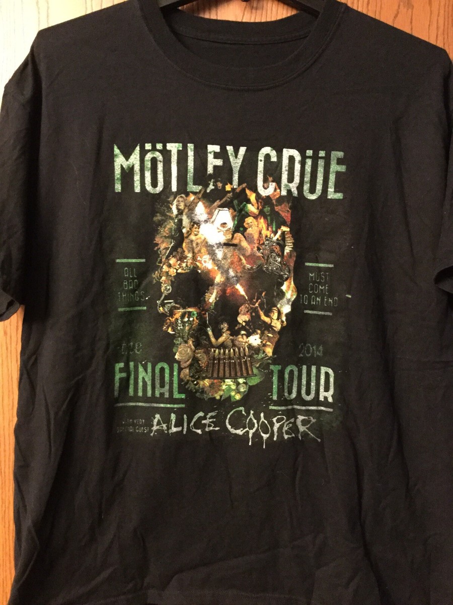 モトリークルー Tシャツ Motley Crue Final Tour 2014 VINTAGE 2014 MOTLEY CRUE FINAL TOUR T SHIRT..SIZE SMALL..19