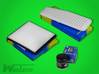 INSPEKTIONSPAKET TOYOTA RAV 4 II A2 2,0 4WD Luftfilter Pollenfilter Ölfilter