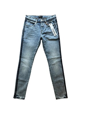 Purple Brand Jeans Mens Shadow Seam Skinny Indigo P001 Blue $265 