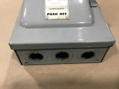 ITE Heavy Duty F-351 Fusible Safety Switch Vacu-Break 30A 600V