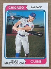 2023 Topps Heritage High Number #550 Miles Mastrobuoni RC Chicago Cubs