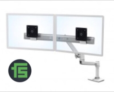 Ergotron LX - Tischhalterung für 2 Monitore in Weiß NEU+OVP 45-489-216