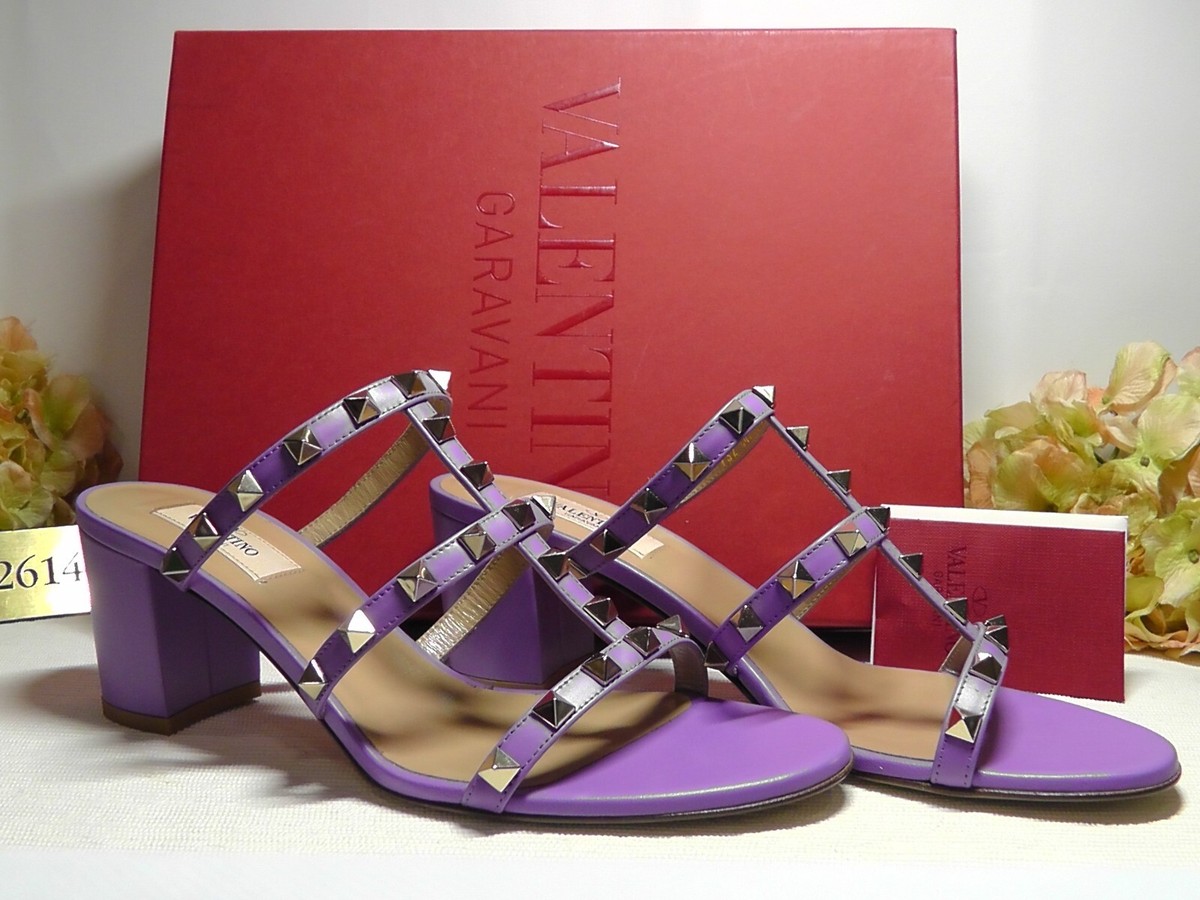 valentino rockstud caged slide