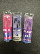 3X Magnavox Snug Fit Smooth Bass Handsfree Earphones w/ Mic Asst Colors