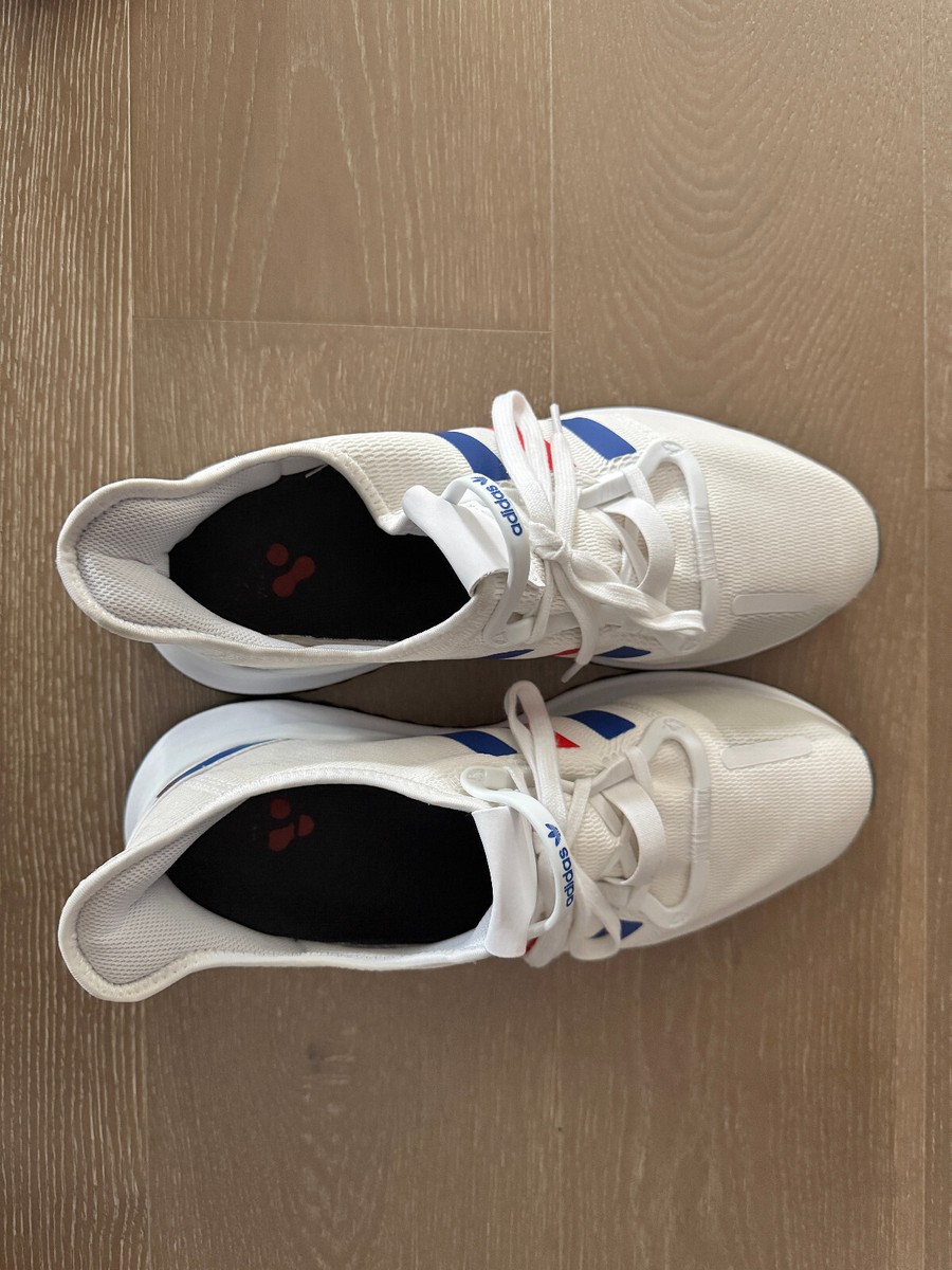 Adidas U Path Run Cloud White Blue Men 13 Running Shoes  display picture 3