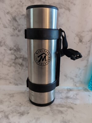 Marlboro Country Store Hot & Cold THERMOS 1.1 Qt Stainless-Steel