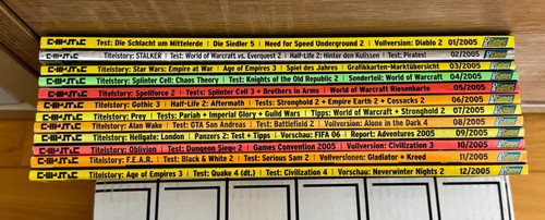 🕹️ PC Games Retro Zeitschriften 📜 kompl. Jahrgang 2005 + Diablo 2 Vollversion - Bild 3 von 4