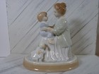 Vintage 1995 Avon Collectibles Mother & Child Figurine with Dog & Teddy Bear M1