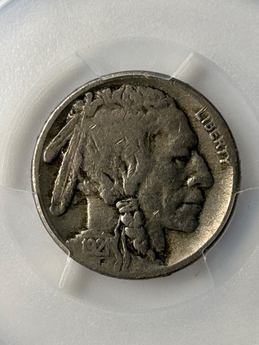 1921 S Buffalo Nickel PCGS VG 8 Tough Date Buffalo/Gold Shield (PCGS Pop 229) - Picture 2 of 8