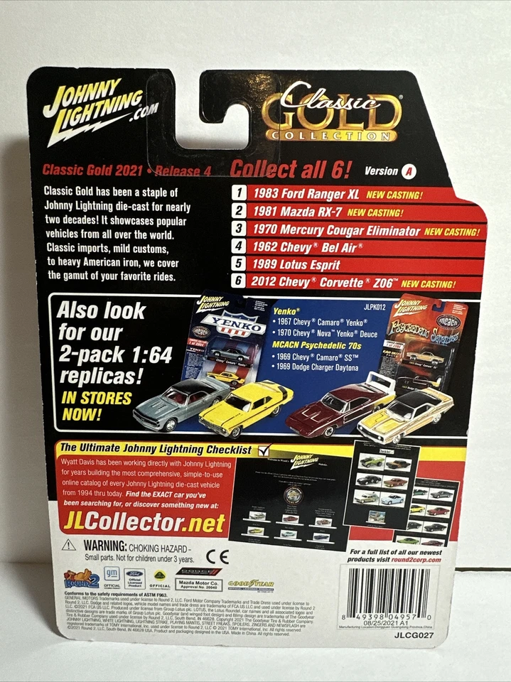 Johnny Lightning White Lightning Classic Gold Collections 1989 Lotus Esprit - Image 3 of 3