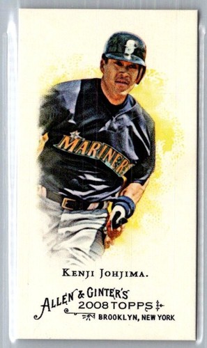 2008 TOPPS ALLEN & GINTER'S BASEBALL  MINI A&G BACK 17  KENJI JOHJIMA MARINERS - Picture 1 of 2