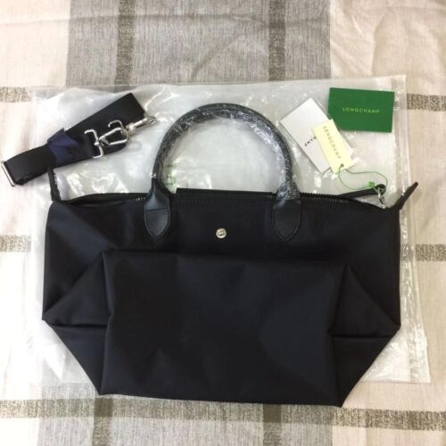 Borsa a tracolla Longchamp Le Pliage Neo M nera inutilizzata - Foto 9 di 9