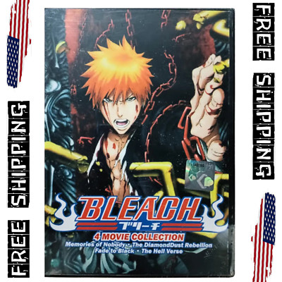 DVD Anime BLEACH 4 Movies Complete Collection Boxset English Dubbed FreeShipping