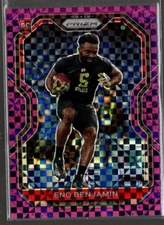2020 Panini Prizm Prizms Purple Power #324 Eno Benjamin /49 
