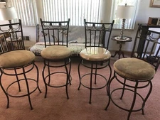 stools set of 4 swivel