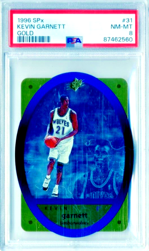 Kevin Garnett Rookie 1996 SPX Gold #31 Timberwolves Salón de la fama PSA 8