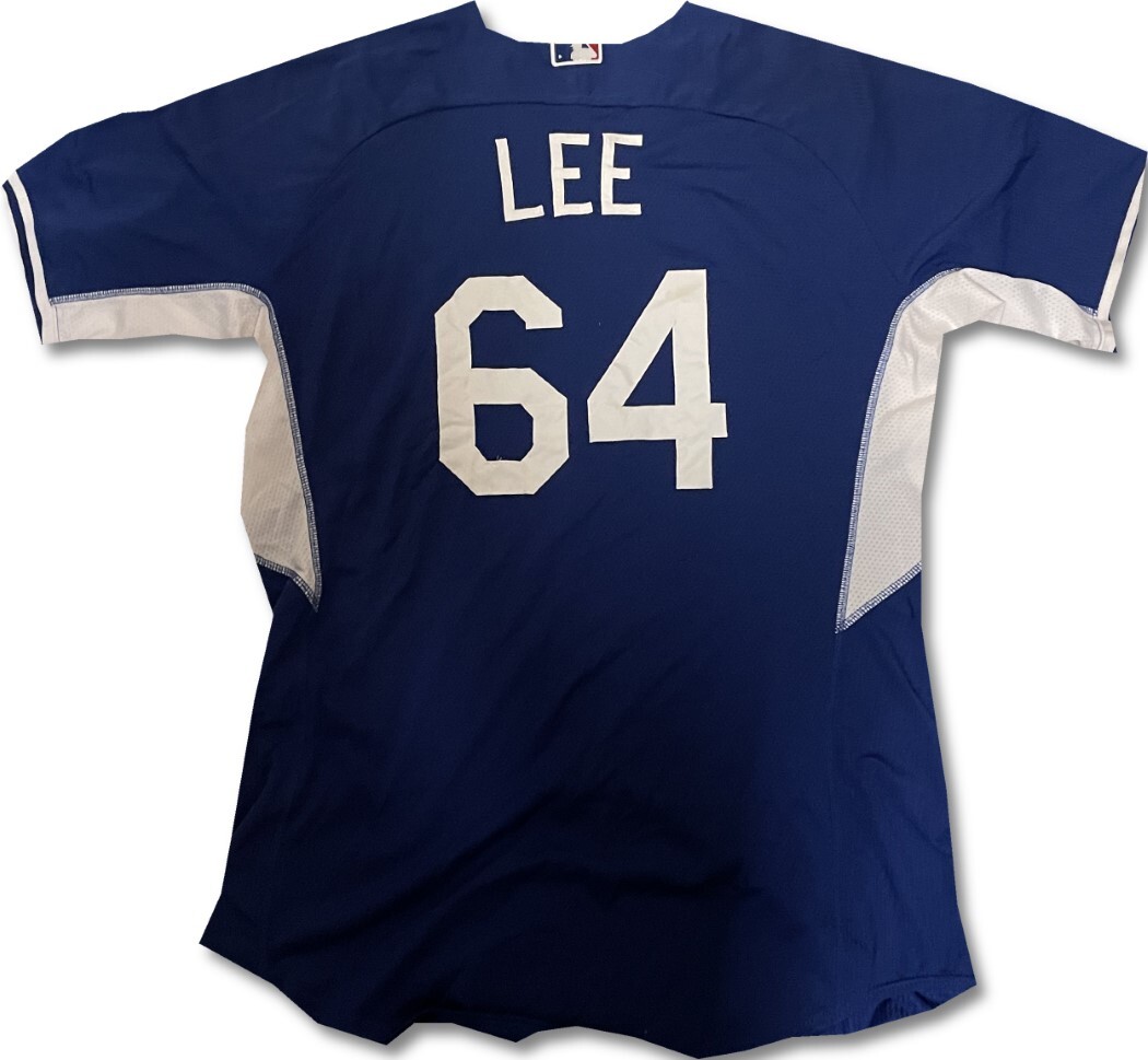 Zach Lee Batting Practice Jersey Dodgers Team Issued MLB #64 2XL