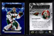 2023-24 Upper Deck Series 2 Blue Dazzlers #DZ-55 Filip Gustavsson