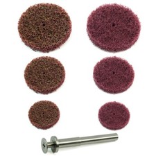 Dremel Cleaning Wheel Kit 180 400 Grit  Mini Bright Pad Buffing Polishing