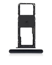 Replacement Single Sim Card Tray For Samsung Galaxy A10S A107 A20S A207 - Black