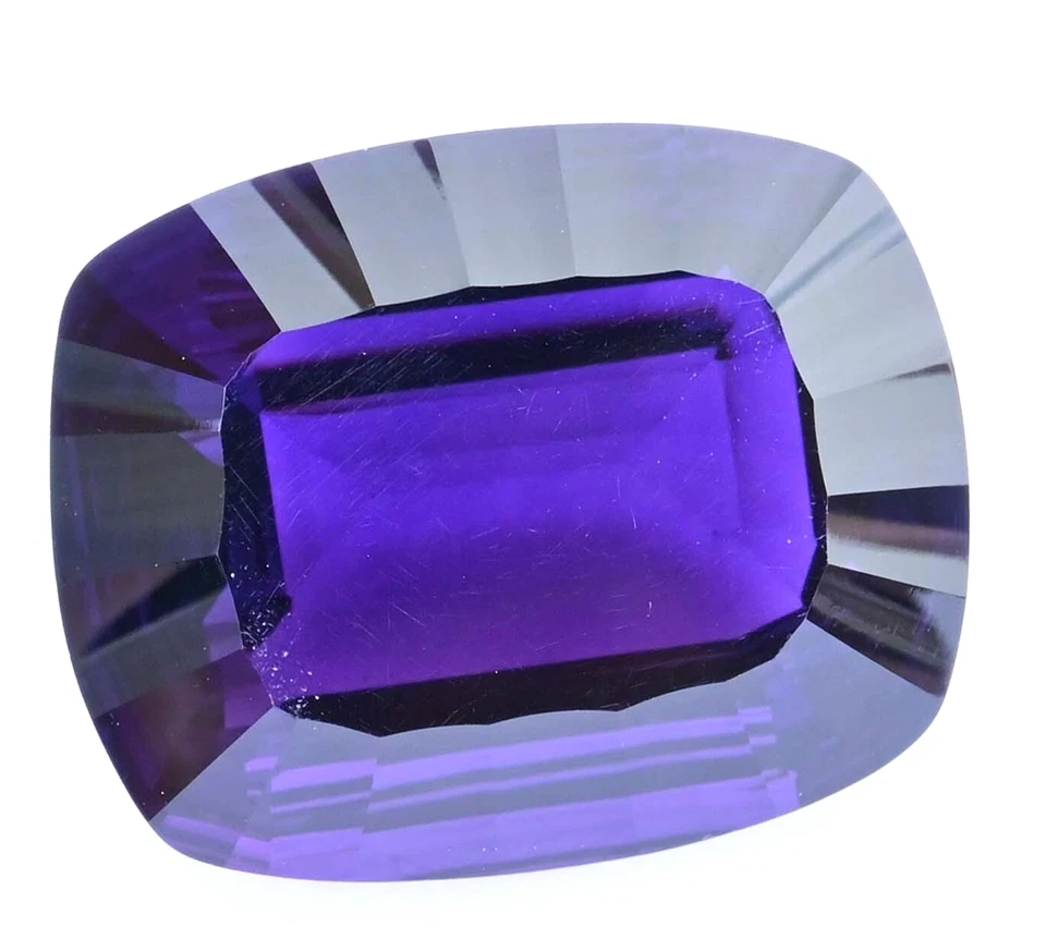 Stunning 40.00 Ct Natural Purple African Amethyst Untreated Certified Gemstone - Image 3 of 4