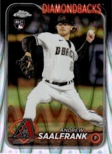 2024 Topps Chrome RayWave Refractor Andrew Saalfrank RC Diamondbacks #178