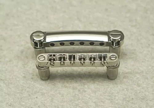 Epiphone Locktone Locking Tunomatic Adjustable Stop Tail Guitar Bridge Nickel