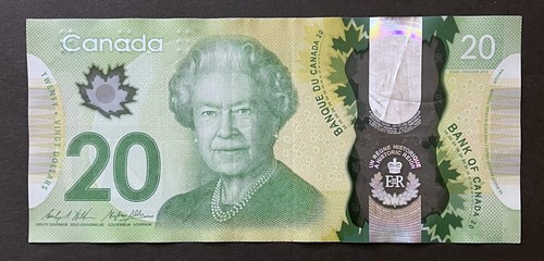 CANADA 2015 - $20 Queen Elizabeth, Historic Reign - Serial #FWV1398098