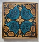 STUNNING ANTIQUE 6 INCH TILE. AEATHETIC CIRCA 19TH CENTURY