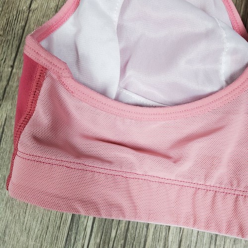 Lululemon Womens‘Heat It Up’ Pink Sz S Front Closure Snap Yoga Athletic Bra Logo - Picture 8 of 12