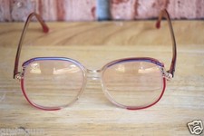 Jewel By Alexander Collection Eyeglasses Red Frame Italy Vtg FP79 140 Glasses
