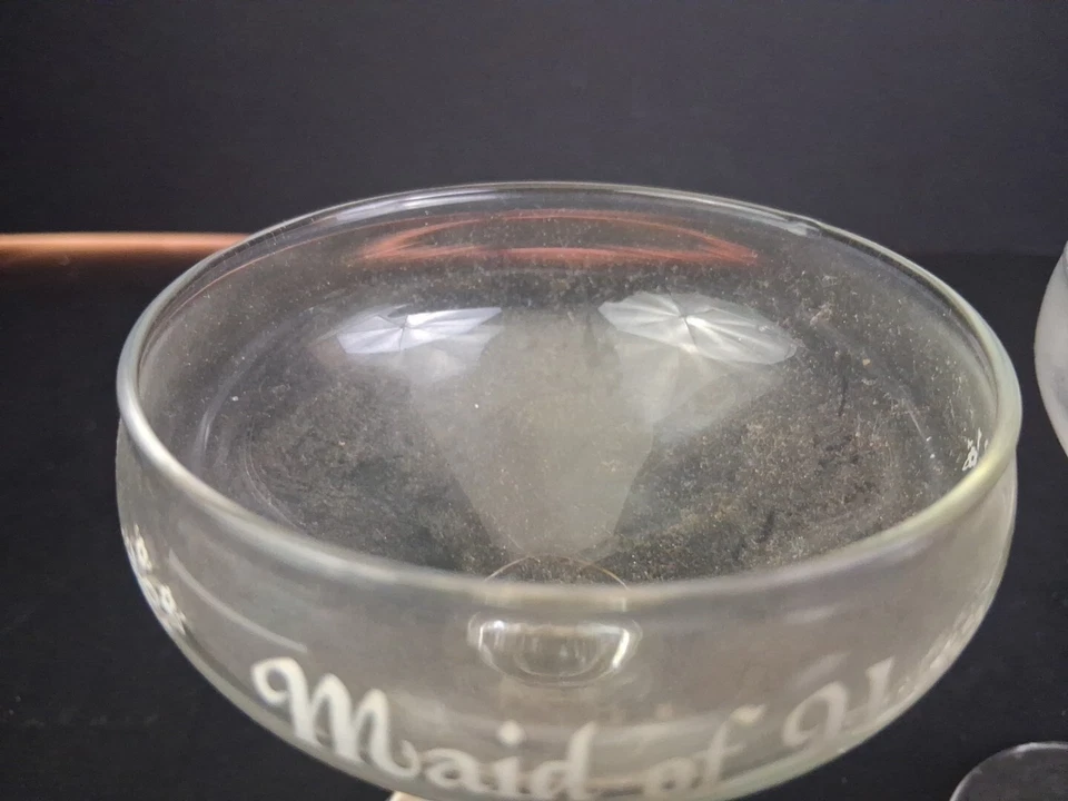 Juego de 2 copas tostadas de champán Maid of Honor & Usher 1987 de colección  Foto 2 de 4