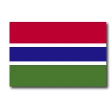 Gambia Flag Car Magnet Decal - 4 x 6 Heavy Duty for Car Truck SUV