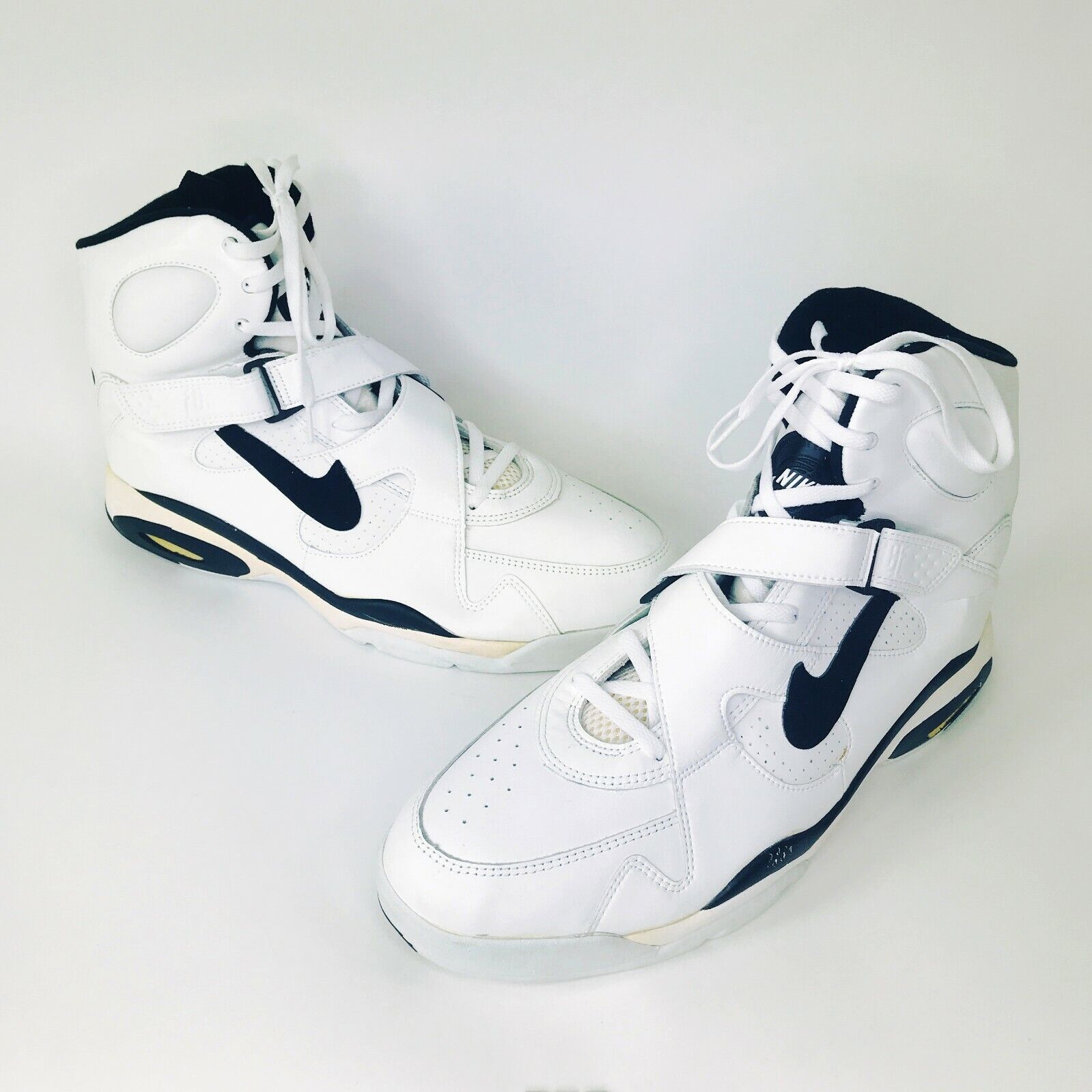 Vintage Rare &#039;93 Deadstock White Nike Air Force Hi US David Robinson | eBay