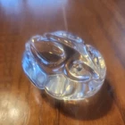Steuben Glass Mouse or Bunny Rabbit 3" Hand Cooler or Paperweight MINT!