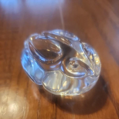 Steuben Glass Mouse or Bunny Rabbit 3" Hand Cooler or Paperweight MINT!