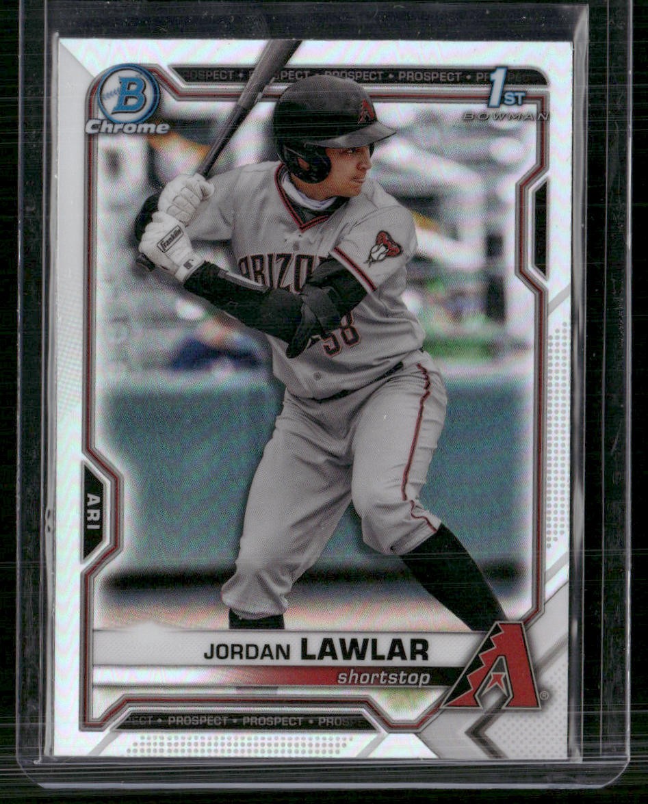 2021 Bowman Draft #BDC-194 Jordan Lawlar Chrome Refractor