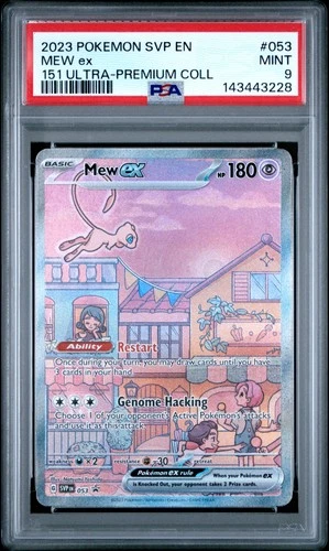 2023 POKEMON SVP EN-SV PROMO 151 ULTRA-PREMIUM COLLECTION #053 MEW EX PSA 9