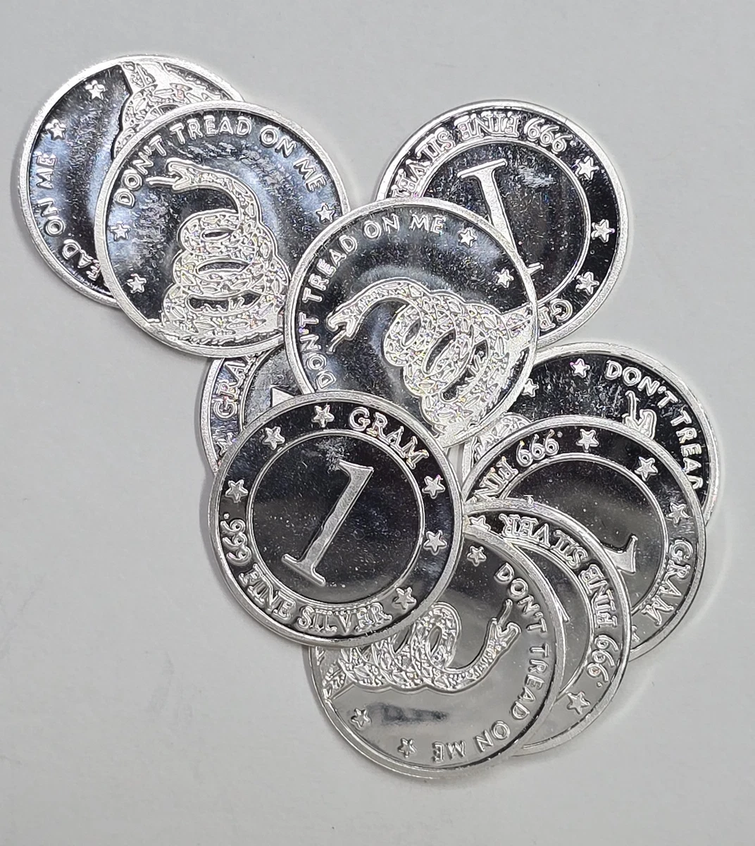 Unbranded Silver Bullion Rounds 1 g Precious Metal Content per Unit for  sale | eBay